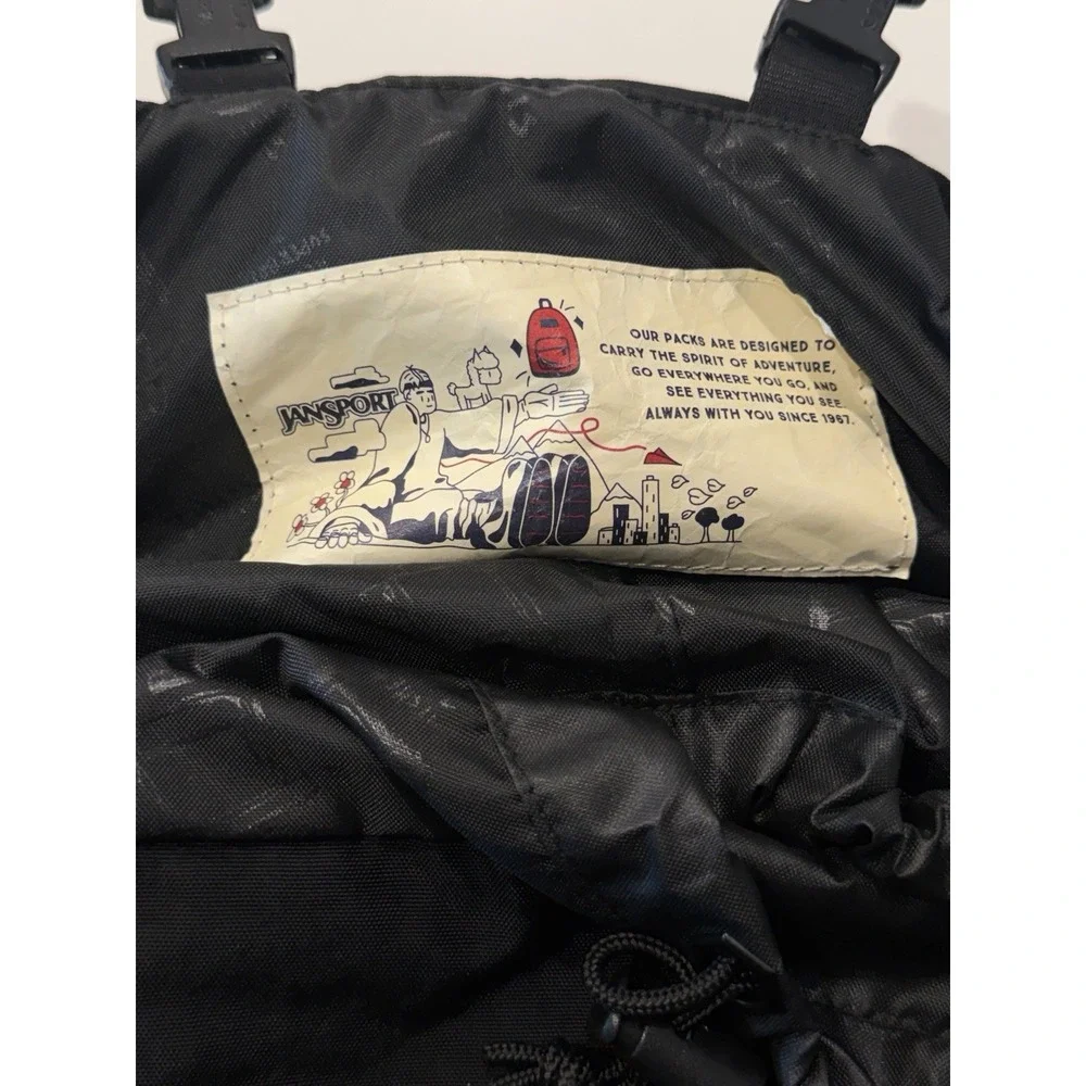 JanSport Mini Skip Pack Backpack Black JS0A85VS NWT